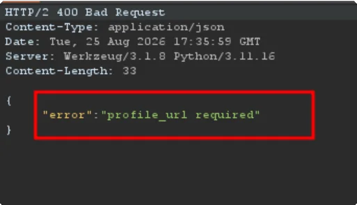 profile_url field